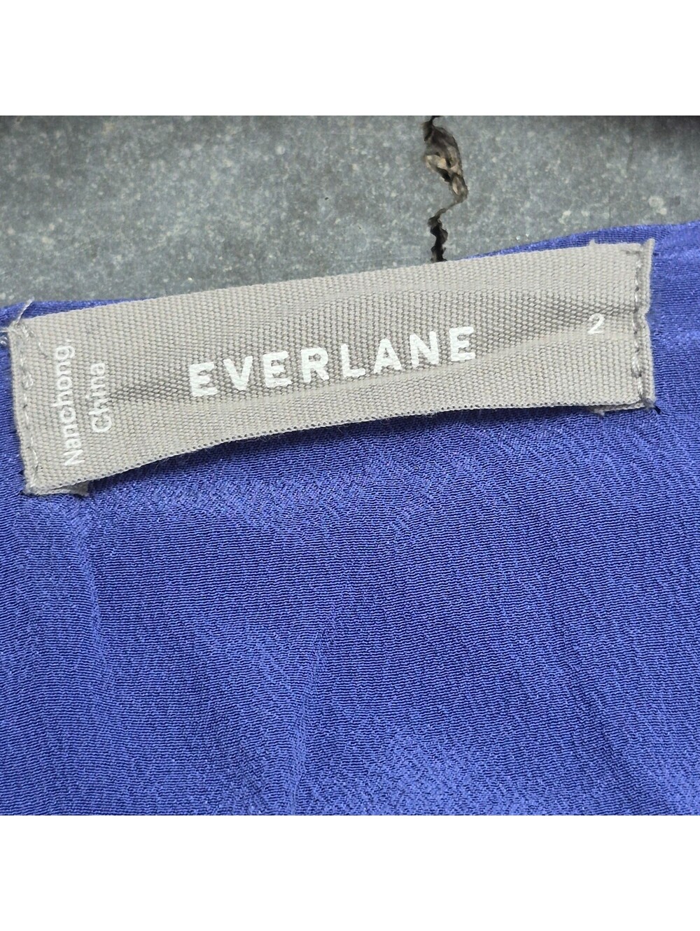 Everlane Blue Silk Cami Tank Top - Picture 2 of 4